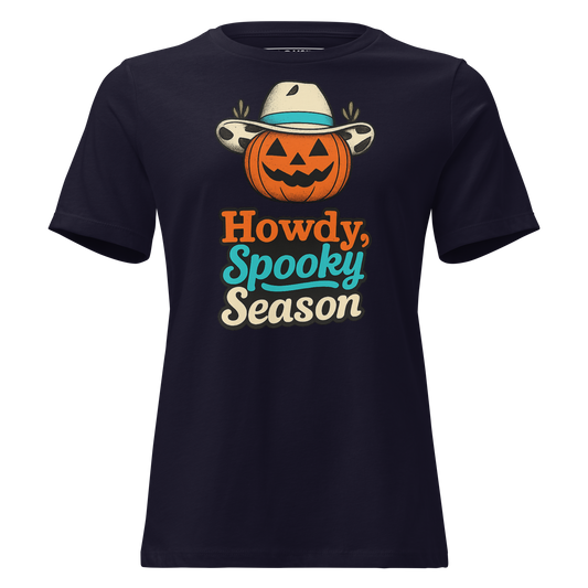 Howdy, Spooky Season Women's Halloween Shirt - Unsolicited Apparel
