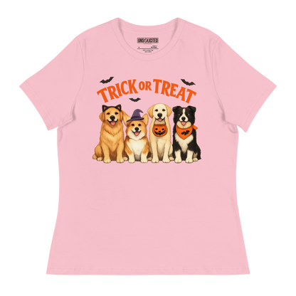 Trick or Treat Dog Mom Shirt – Funny Halloween Dog Tee - Unsolicited Apparel
